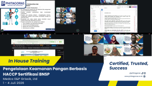 Foto Bersama In House Training Pengelolaan Keamanan Pangan Berbasis HACCP BNSP - Medco E&P Grissik, Ltd 1 - 4 Juli 2026