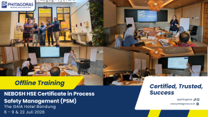 Foto Bersama Offline Training NEBOSH HSE Certificate in Process Safety Management (PSM), 6 - 9 & 22 Juli 2026 di The GAIA Hotel Bandung