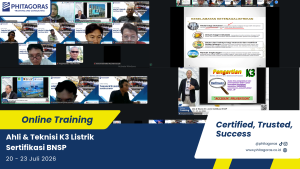 Foto Bersama Online Training Ahli & Teknisi K3 Listrik Sertifikasi BNSP, 20 - 23 Juli 2026
