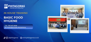 Header In House Training Basic Food Hygiene - PT Pamapersada Nusantara 14 - 16 Juli 2026