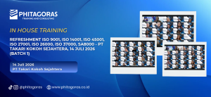 Header In House training Refreshment ISO 9001, ISO 14001, ISO 45001, ISO 27001, ISO 26000, ISO 37000, SA8000 - PT Takari Kokoh Sejahtera, 14 Juli 2026 (Batch 1)