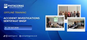 Header Offline Training Accident Investigations Sertifikat BNSP, 8 – 10 Juli 2026