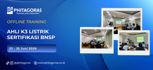 Header Offline Training Ahli K3 Listrik Sertifikasi BNSP, 22 - 25 Juni 2026