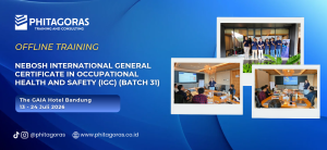 Header Offline Training NEBOSH International General Certificate in Occupational Health and Safety (IGC), 13 - 24 Juli 2026 di The GAIA Hotel Bandung (batch 31)