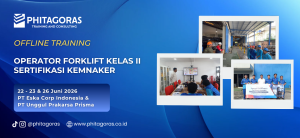 Header Offline Training Operator Forklift Kelas II Sertifikasi Kemnaker - PT Eska Corp Indonesia & PT Unggul Prakarsa Prisma, 22 - 23 & 26 Juni 2026