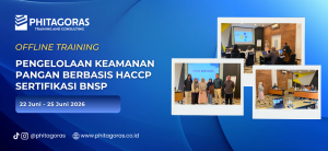 Header Offline Training Pengelolaan Keamanan Pangan Berbasis HACCP Sertifikasi BNSP, 22 - 25 Juni 2026