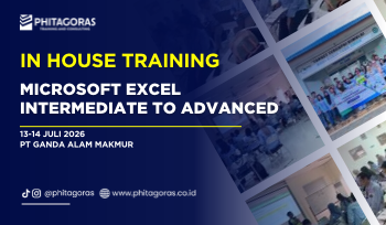 In House Training Microsoft Excel Intermediate to Advanced - PT Ganda Alam Makmur 13-14 Juli 2026