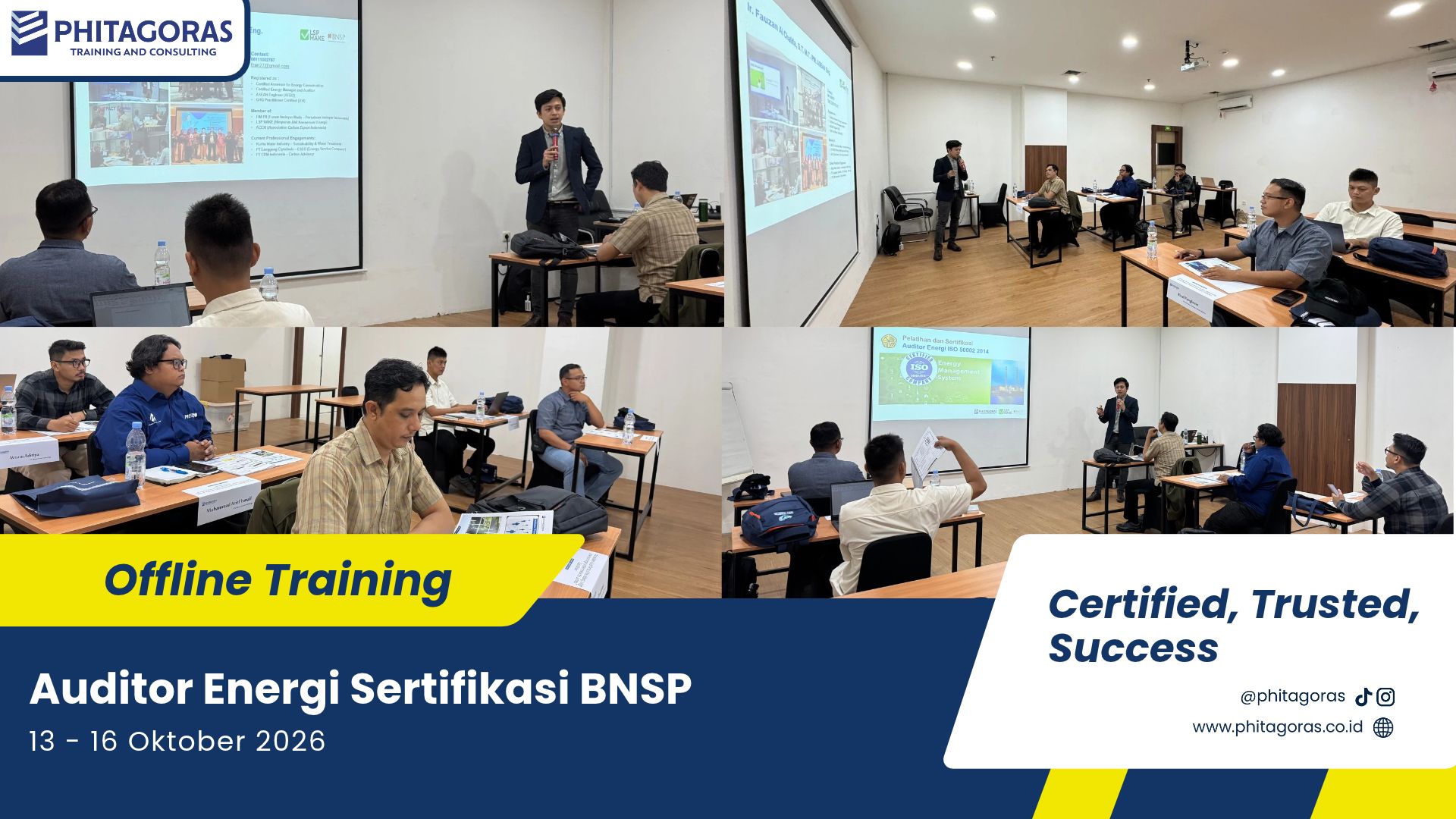 Auditor Energi Sertifikasi BNSP, 13 - 16 Oktober 2026