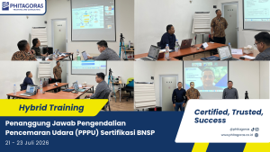Foto Bersama Hybrid Training Penanggung Jawab Pengendalian Pencemaran Udara (PPPU) Sertifikasi BNSP, 21 - 23 Juli 2026