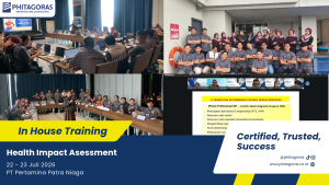 Foto Bersama In House Training Health Impact Asessment - PT Pertamina Patra Niaga 22 - 23 Juli 2026