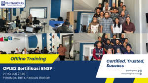 Foto Bersama In House Training OPLB3 Sertifikasi BNSP - PERUMDA TIRTA PAKUAN BOGOR 21-23 Juli 2026