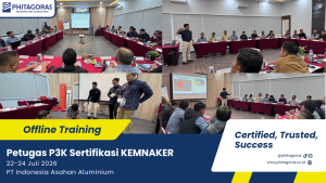 Foto Bersama Offline Training Petugas P3K Sertifikasi KEMNAKER - PT Indonesia Asahan Aluminium 22-24 Juli 2026