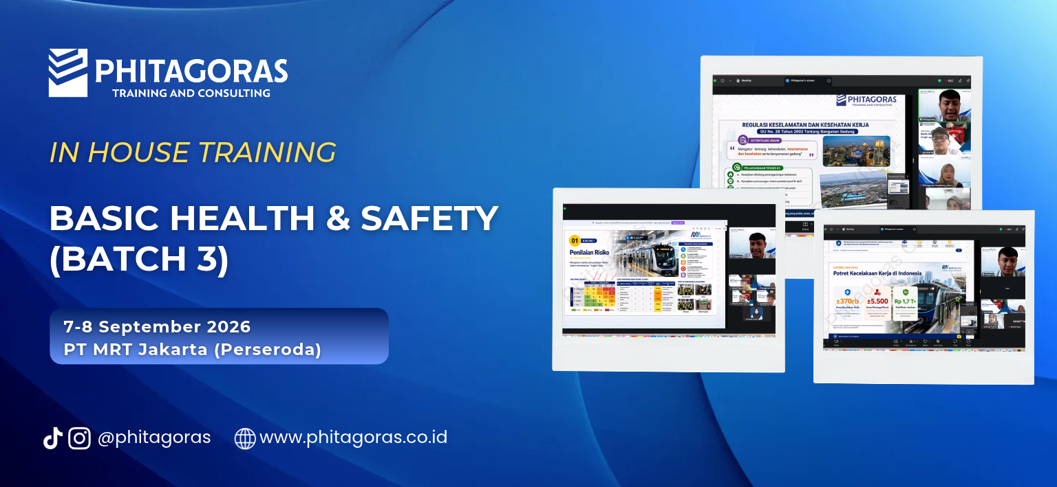 Header In House Training Basic Health & Safety, PT MRT Jakarta (Perseroda), 7-8 September 2026 (Batch 3)