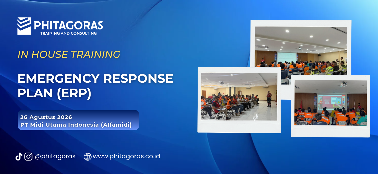 Header In House Training Emergency Response Plan (ERP) - PT Midi Utama Indonesia (Alfamidi), 26 Agustus 2026