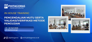 Header In House Training Pengendalian Mutu serta Validasi_Verifikasi Metode Pengujian- PT Kemenangn, 21 - 22 Juli 2026