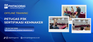 Header Offline Training Petugas P3K Sertifikasi KEMNAKER - PT Indonesia Asahan Aluminium 22-24 Juli 2026