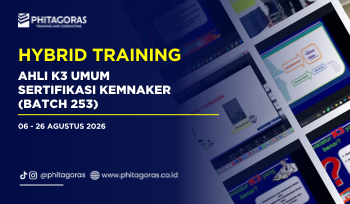 Hybrid Training Ahli K3 Umum Sertifikasi Kemnaker, 06 - 26 Agustus 2026 (Batch 253)