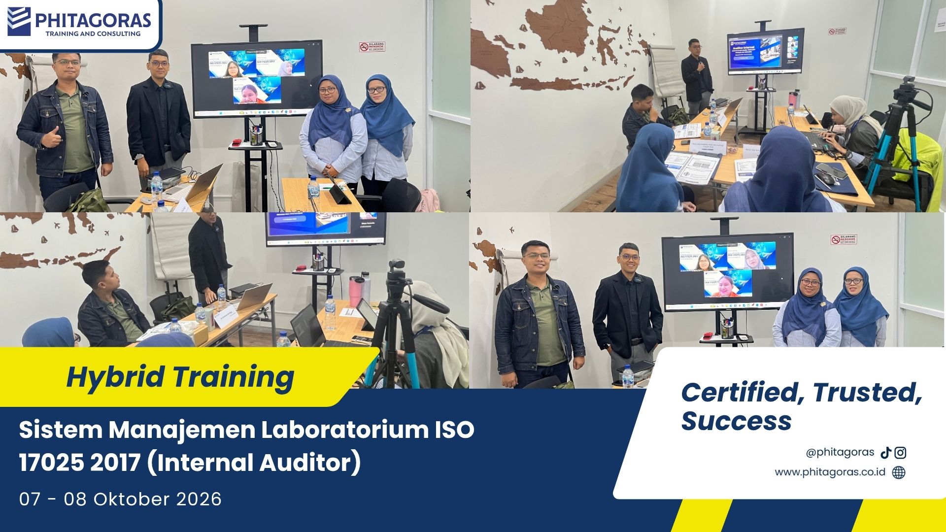 Hybrid Training Sistem Manajemen Laboratorium ISO 17025 2017 (Internal Auditor) 07 - 08 Oktober 2026