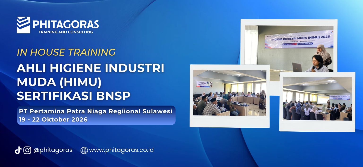 In House Training Ahli Higiene Industri Muda (HIMU) Sertifikasi BNSP - PT Pertamina Patra Niaga Regiional Sulawesi 19 - 22 Oktober 2026
