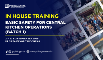 In House Training Basic Safety for Central Kitchen Operations - PT Cipta Favorit Indonesia, 21 - 22 & 28 September 2026 (Batch 1)