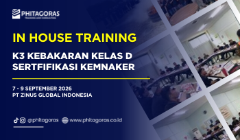 In House Training K3 Kebakaran kelas D sertfifikasi Kemnaker - PT Zinus Global Indonesia, 7 - 9 September 2026