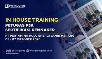 In House Training Petugas P3K Sertifikasi KEMNAKER - PT Pertamina Hulu Energi Jambi Merang 05 - 07 Oktober 2026