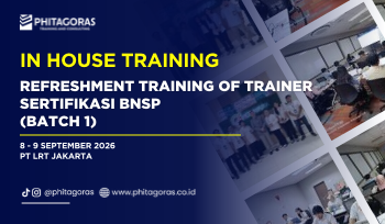 In House Training Refreshment Training of Trainer Sertifikasi BNSP - PT LRT Jakarta, 8 - 9 September 2026 (Batch 1)