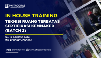 In House Training Teknisi Ruang Terbatas Sertifikasi Kemnaker, U.S. Embassy Jakarta, 10 - 14 Agustus 2026 (Batch 2)