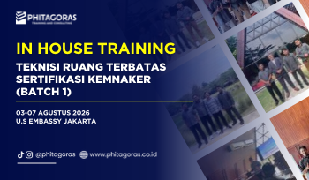 In House Training teknisi Ruang Terbatas Sertifikasi KEMNAKER, U.S Embassy Jakarta 03-07 Agustus 2026 , Batch 1