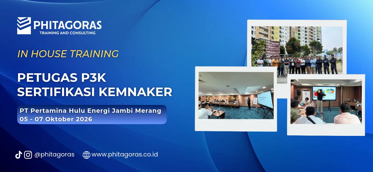 In House pelatihan Petugas P3K Sertifikasi KEMNAKER - PT Pertamina Hulu Energi Jambi Merang (5 - 7 Oktober 2026)