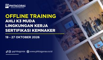 Offline Training Ahli K3 Muda Lingkungan Kerja Sertifikasi KEMNAKER 19 - 27 Oktober 2026