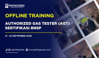Offline Training Authorized Gas Tester (AGT) Sertifikasi BNSP, 21 - 23 September 2026
