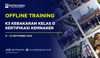 Offline Training K3 Kebakaran kelas D sertifikasi Kemnaker, 21 - 23 September 2026