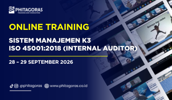 Online Training Sistem Manajemen K3 ISO 45001_2018 (Internal Auditor), 28 – 29 September 2026