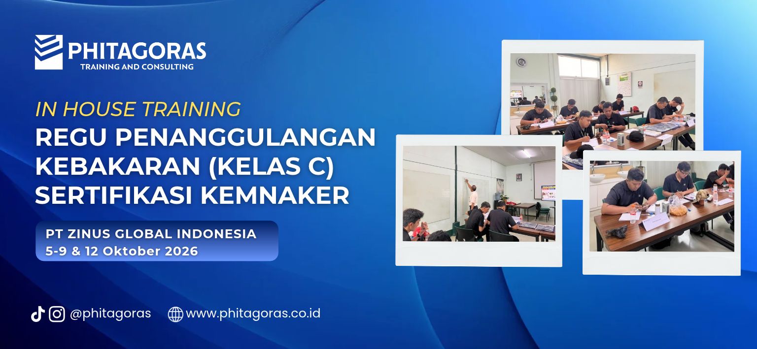 Regu penanggulangan Kebakaran Sertifikasi KEMNAKER - PT ZINUS GLOBAL INDONESIA, 5-9 & 12 Oktober 2026