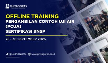 pelatihan Pengambilan Contoh Uji Air (PCUA) Sertifikasi BNSP 28 - 30 September 2026